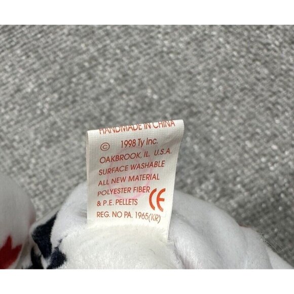 Ty Beanie Buddie Spangle Bear And Beanie Baby Glory Bear Lot USA Patriotic Plush - Picture 4 of 16